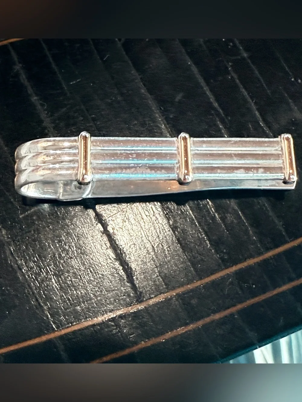 Tiffany & Co vintage sterling silver and gold unisex money clip